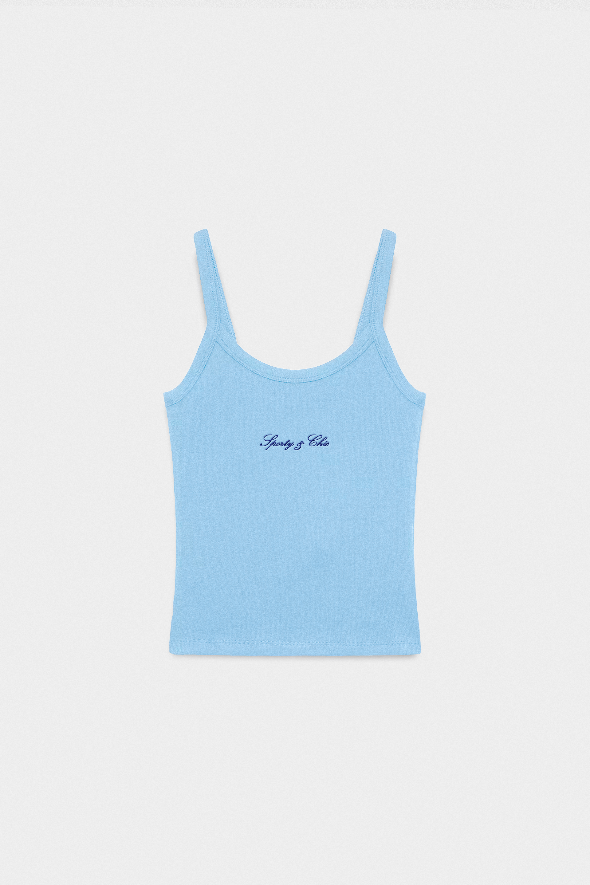 S&C La Vita Lenta Strap Tank - Blue