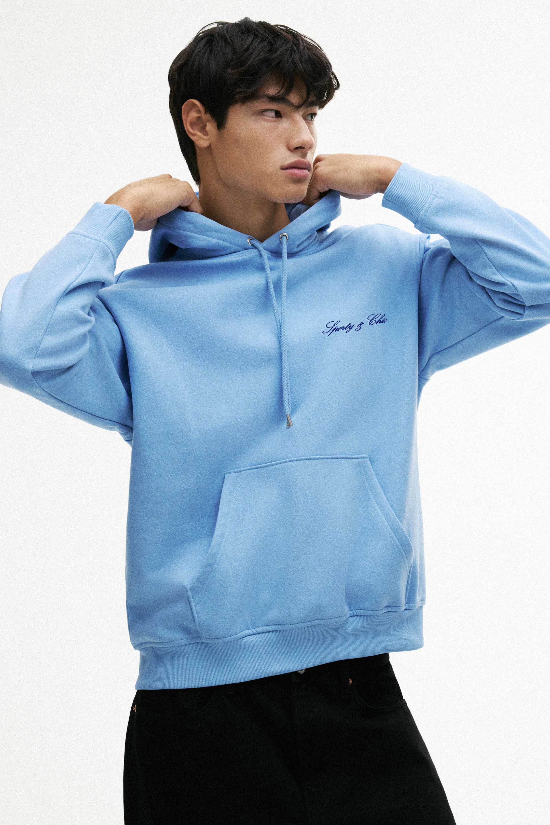 La Vita Lenta French Terry Hoodie - Blue
