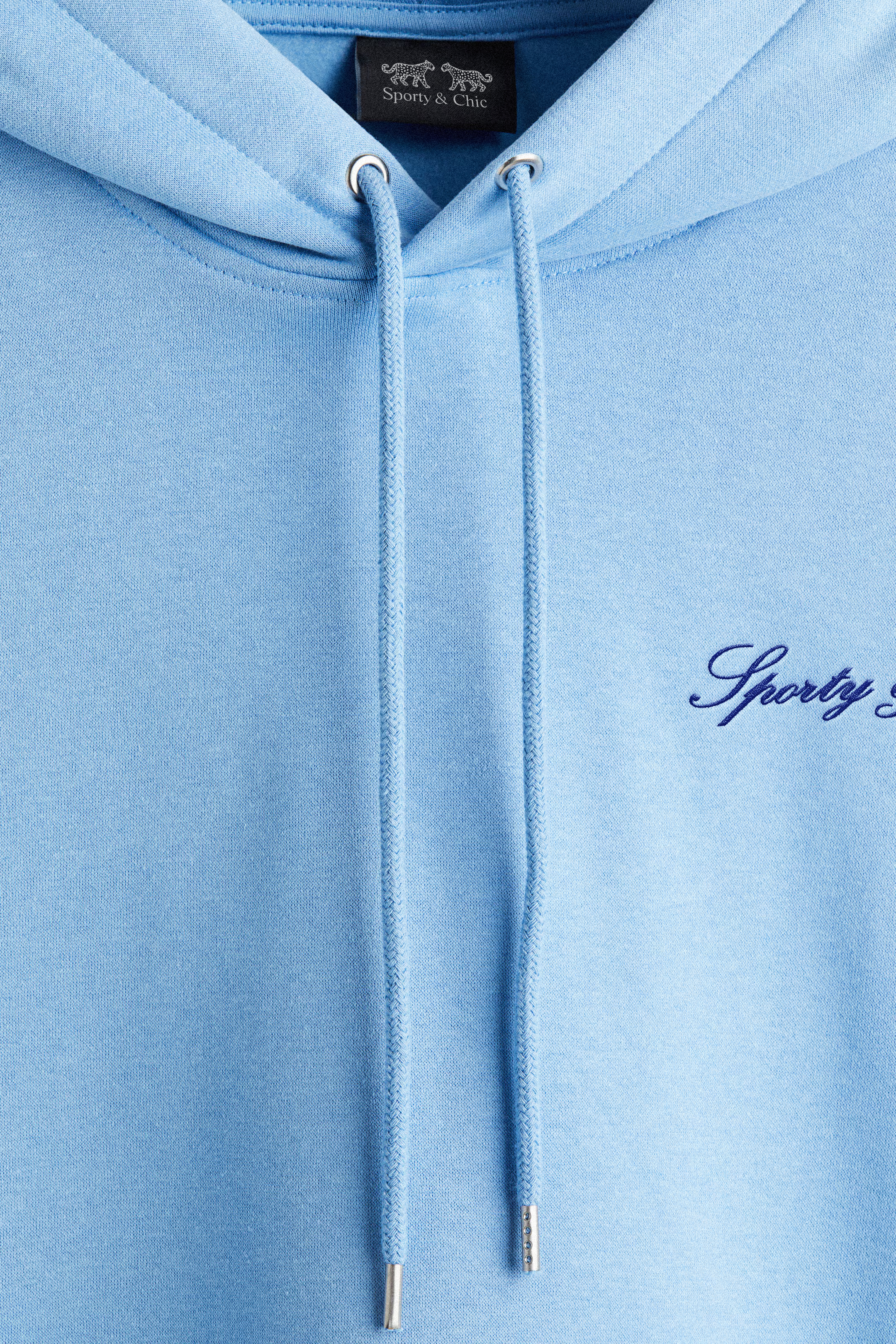 La Vita Lenta French Terry Hoodie - Blue