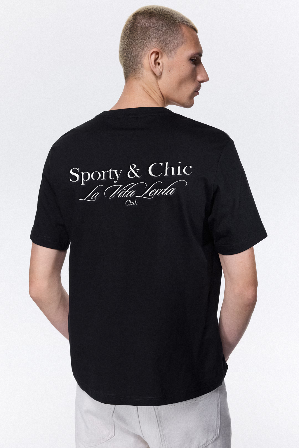 100% Cotton Medium Weight T-shirt - Black