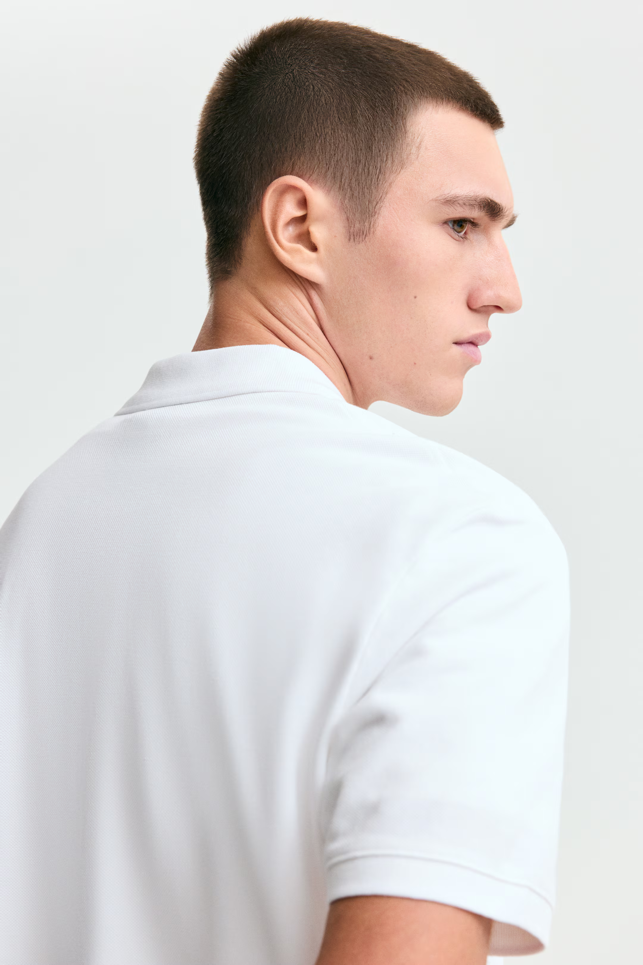 S&C Pique Cotton Polo - White