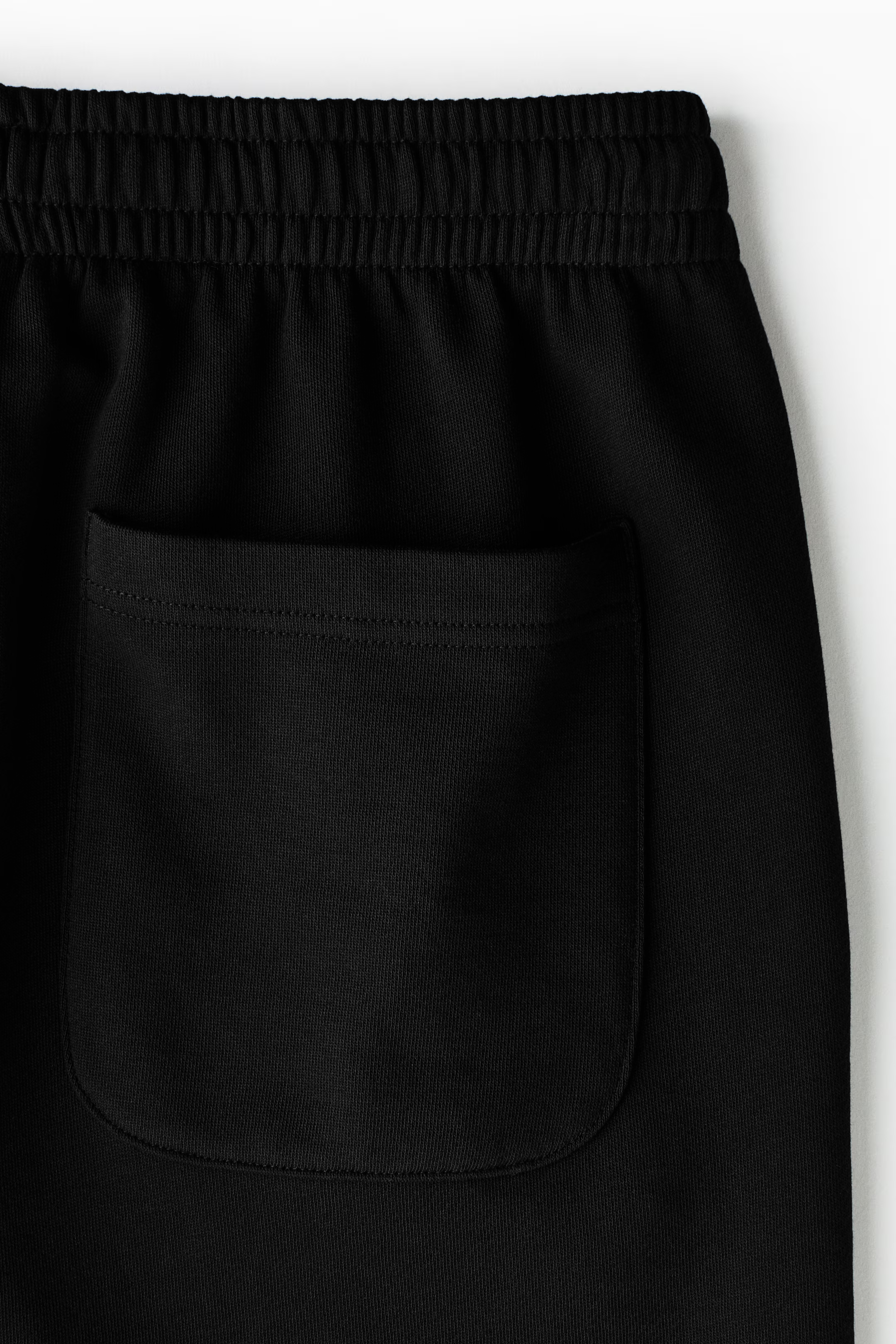 S&C 100% Cotton Mid-weight Short - Black