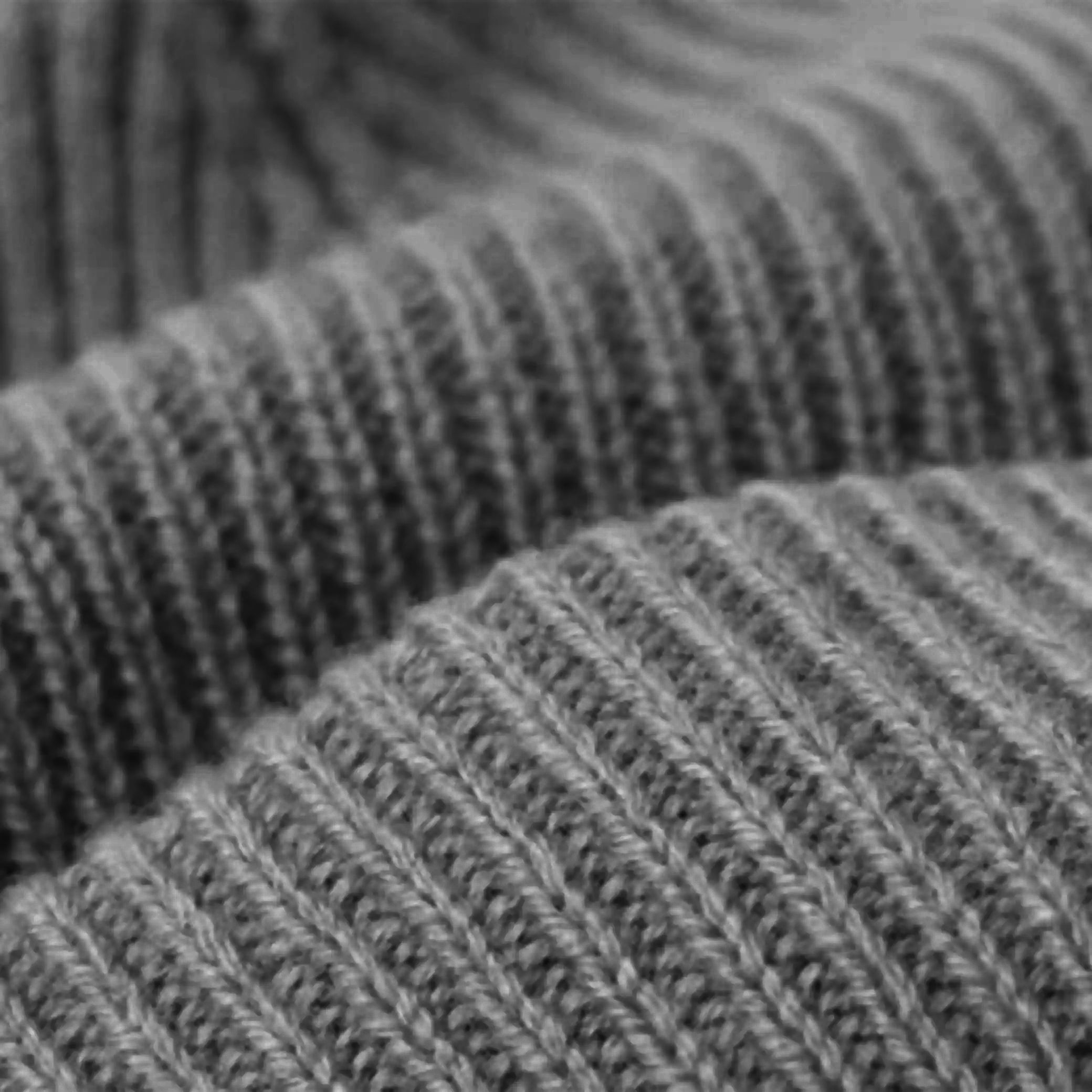 S&C Cashmere Wool Beanie - Grey