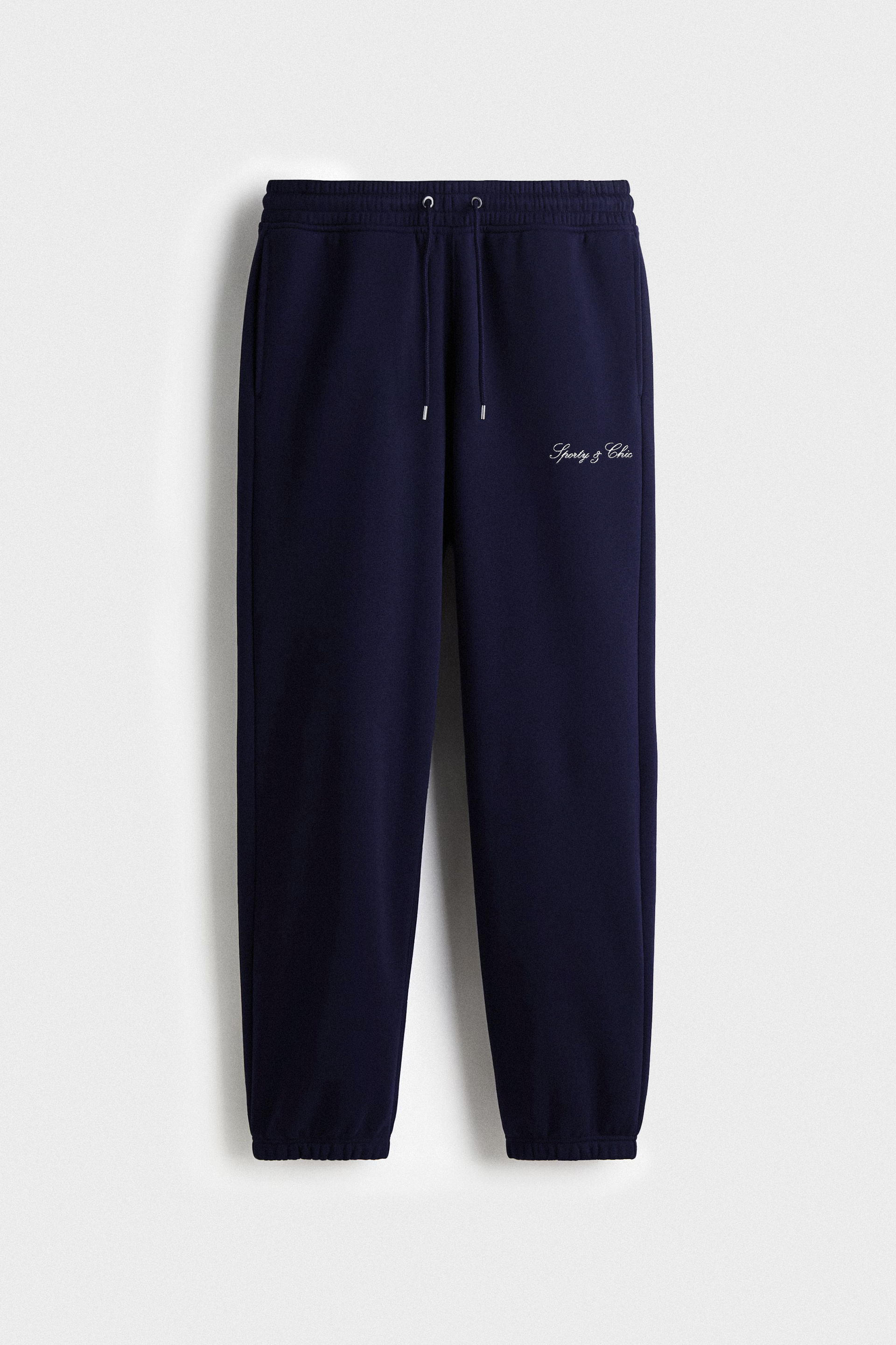 Signature Embroidered Sweatpant - Navy