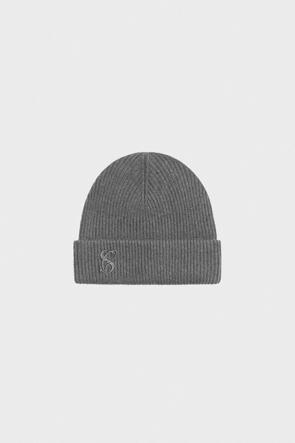 S&C Cashmere Wool Beanie - Grey
