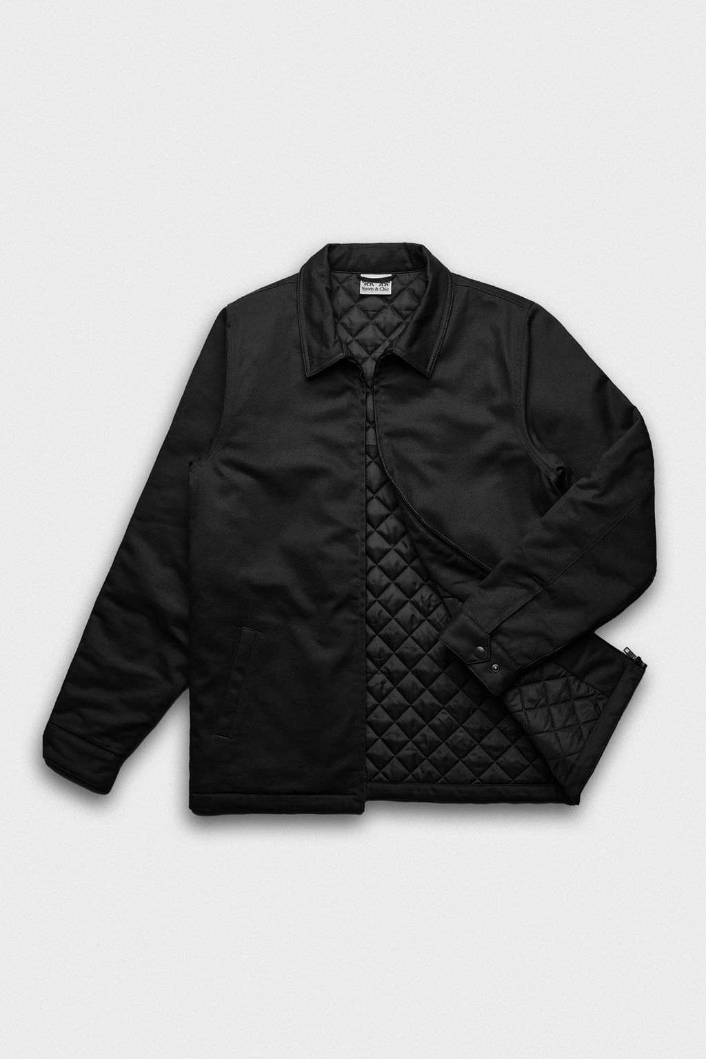S&C Embroidered Logo jacket - Black