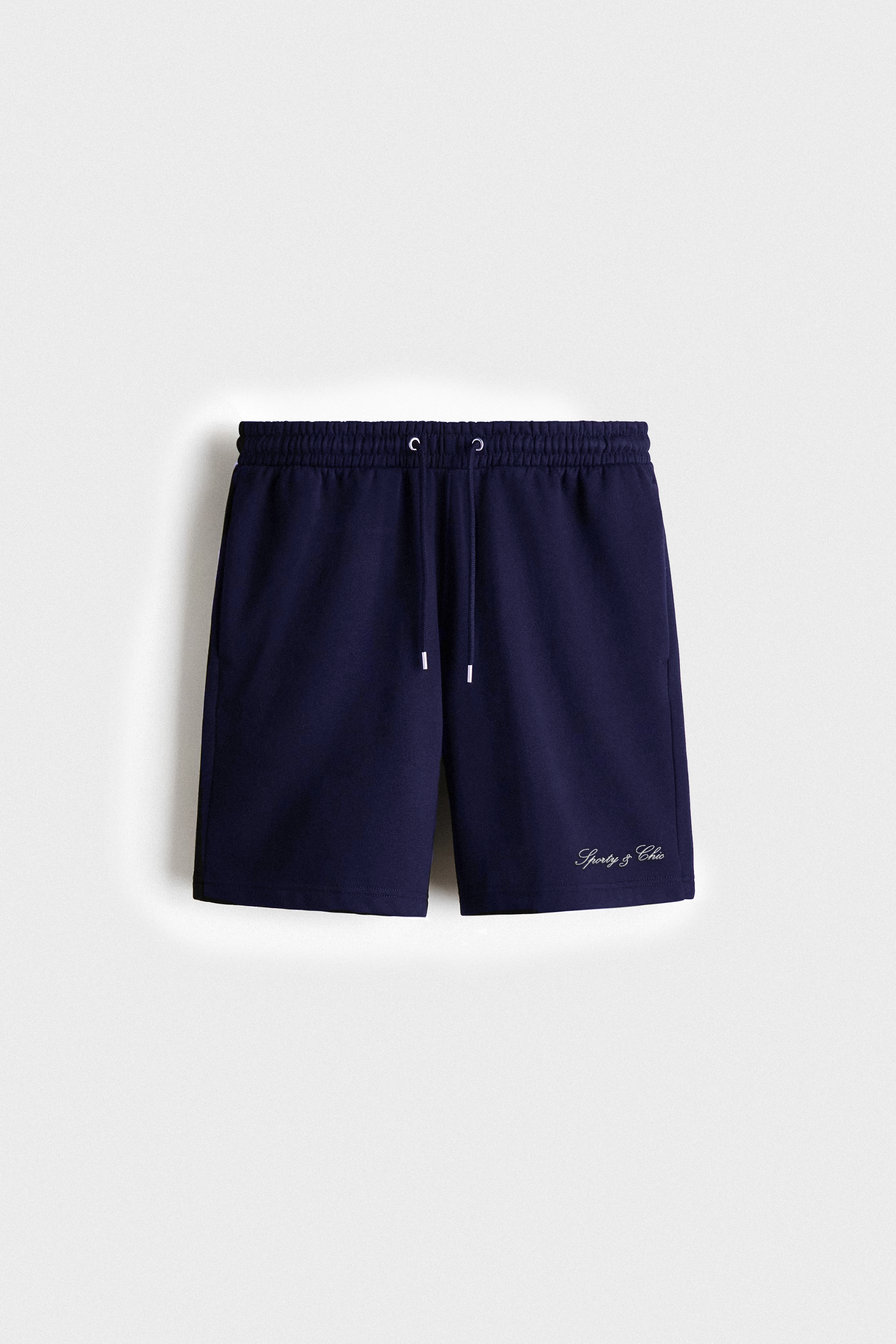 S&C 100% Cotton Mid-weight Short - Navy