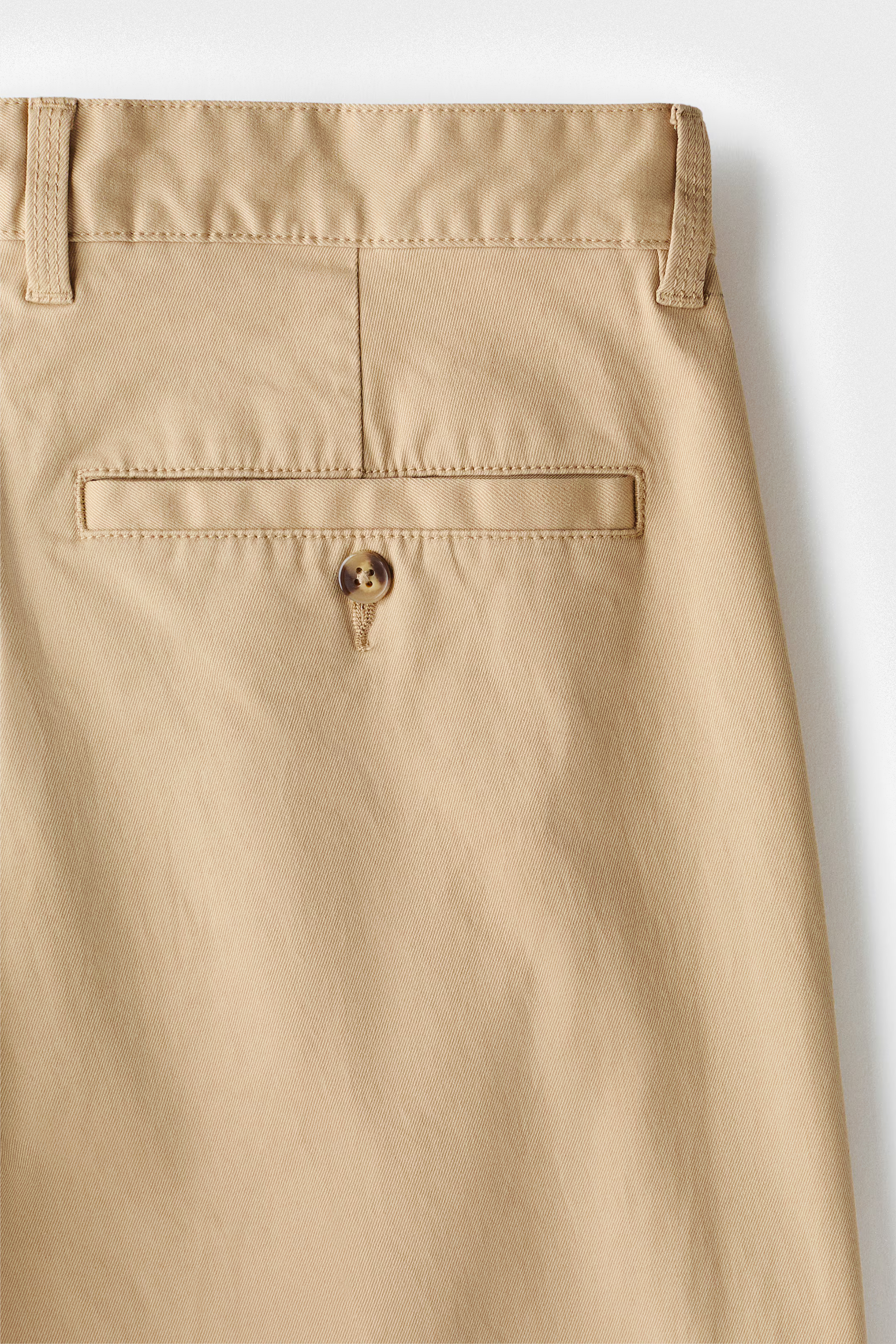 S&C Medium Weight Cotton Chinos Pants - Khaki