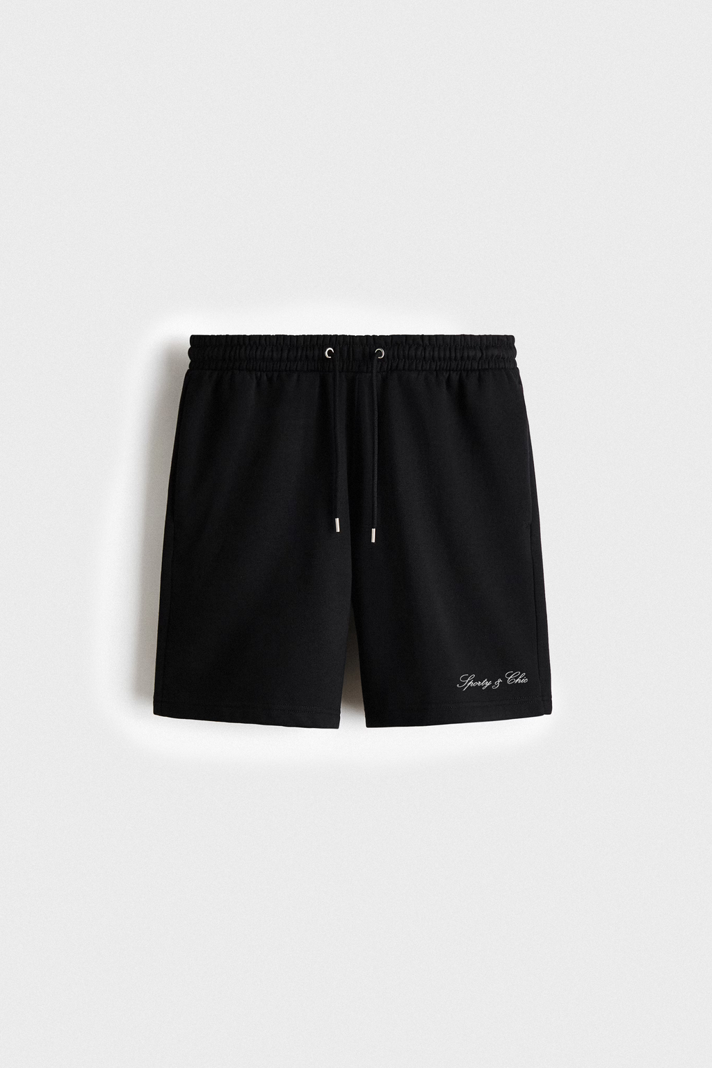 S&C 100% Cotton Mid-weight Short - Black