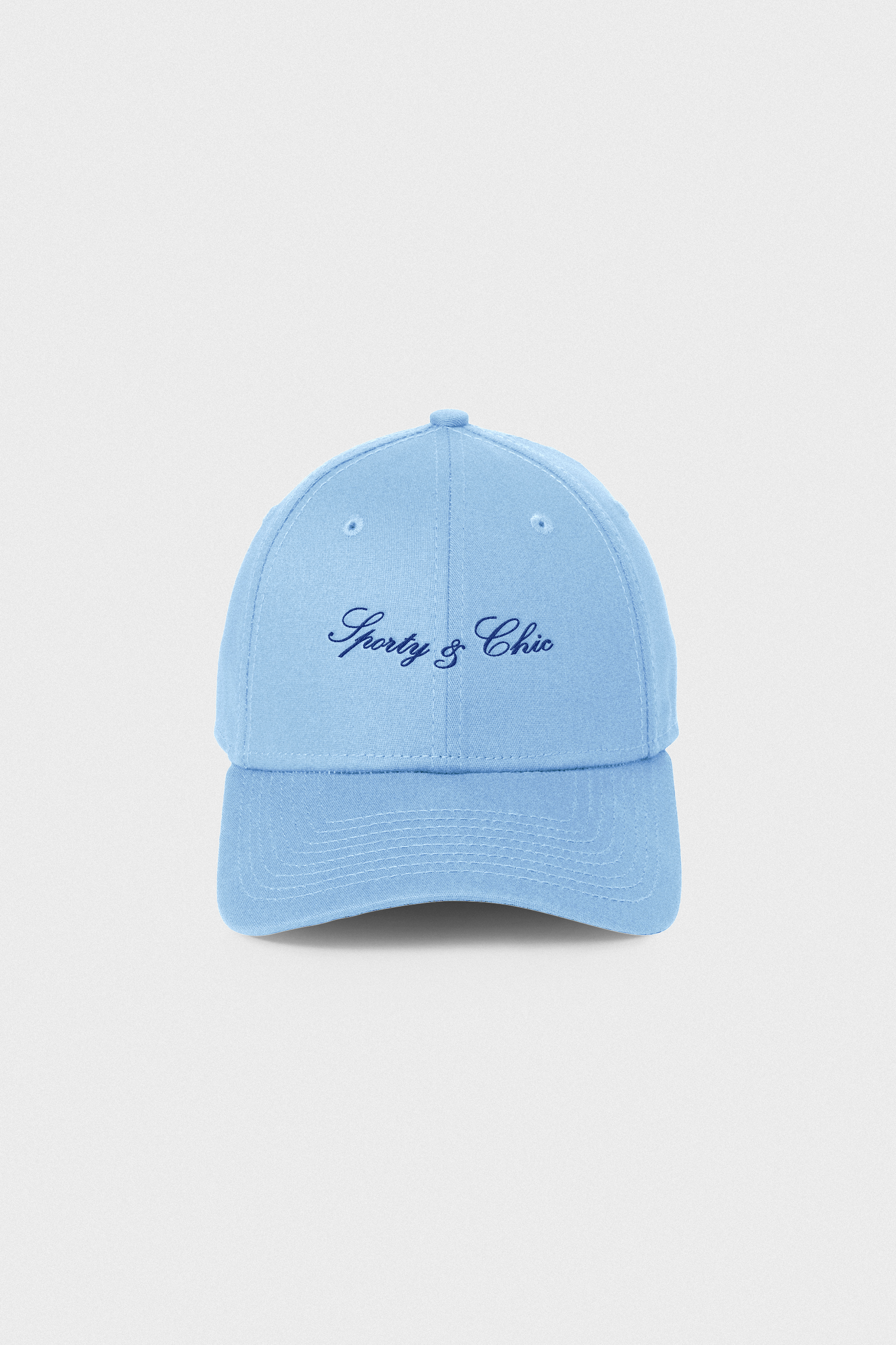 Signature Logo Cotton Hat - Blue