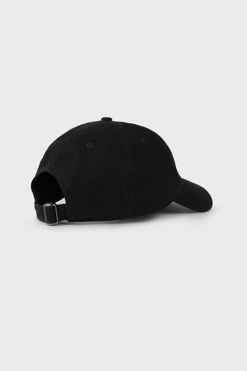 Signature Logo Cotton Hat - Black
