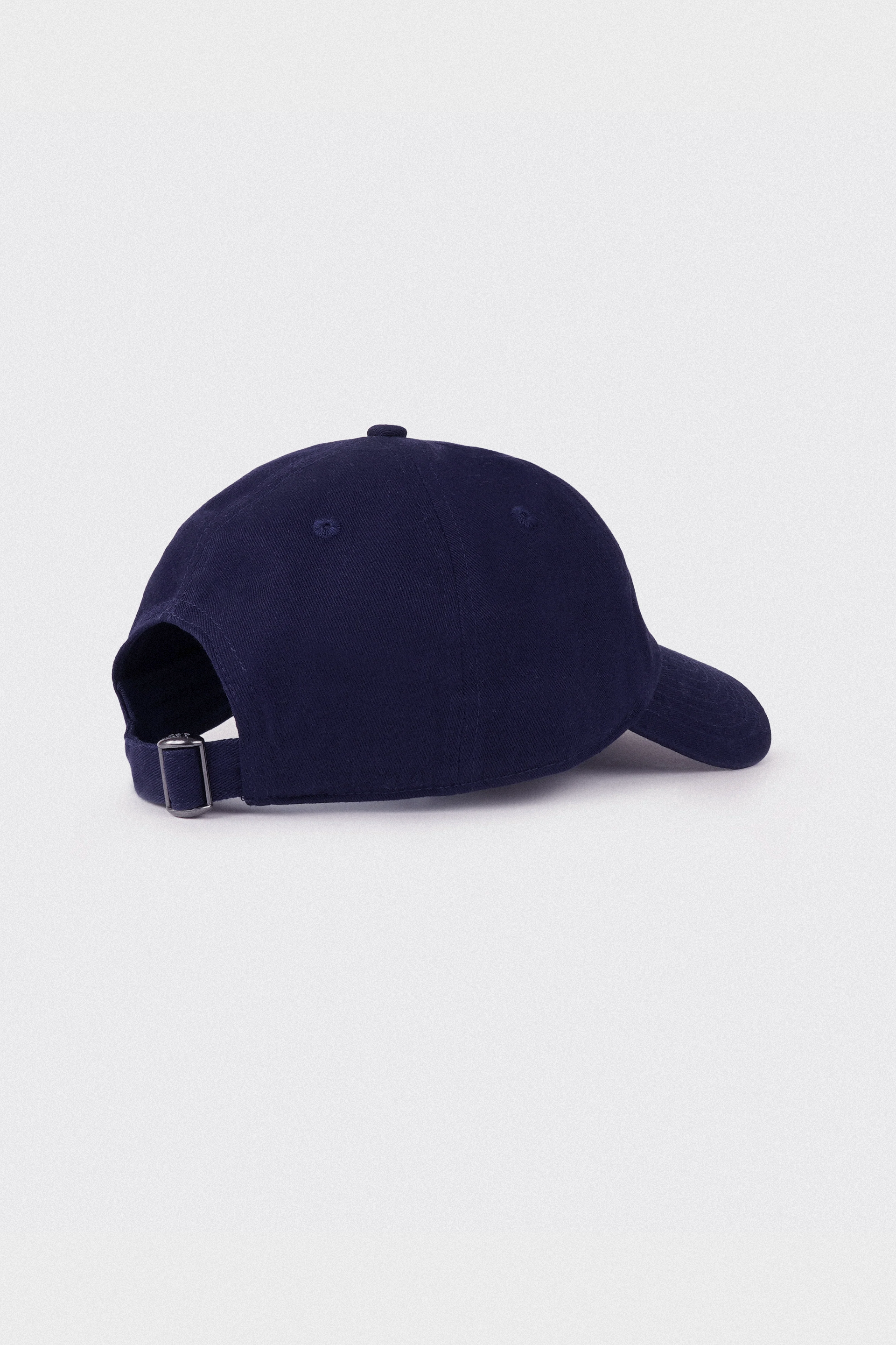 Signature Logo Cotton Hat - Navy
