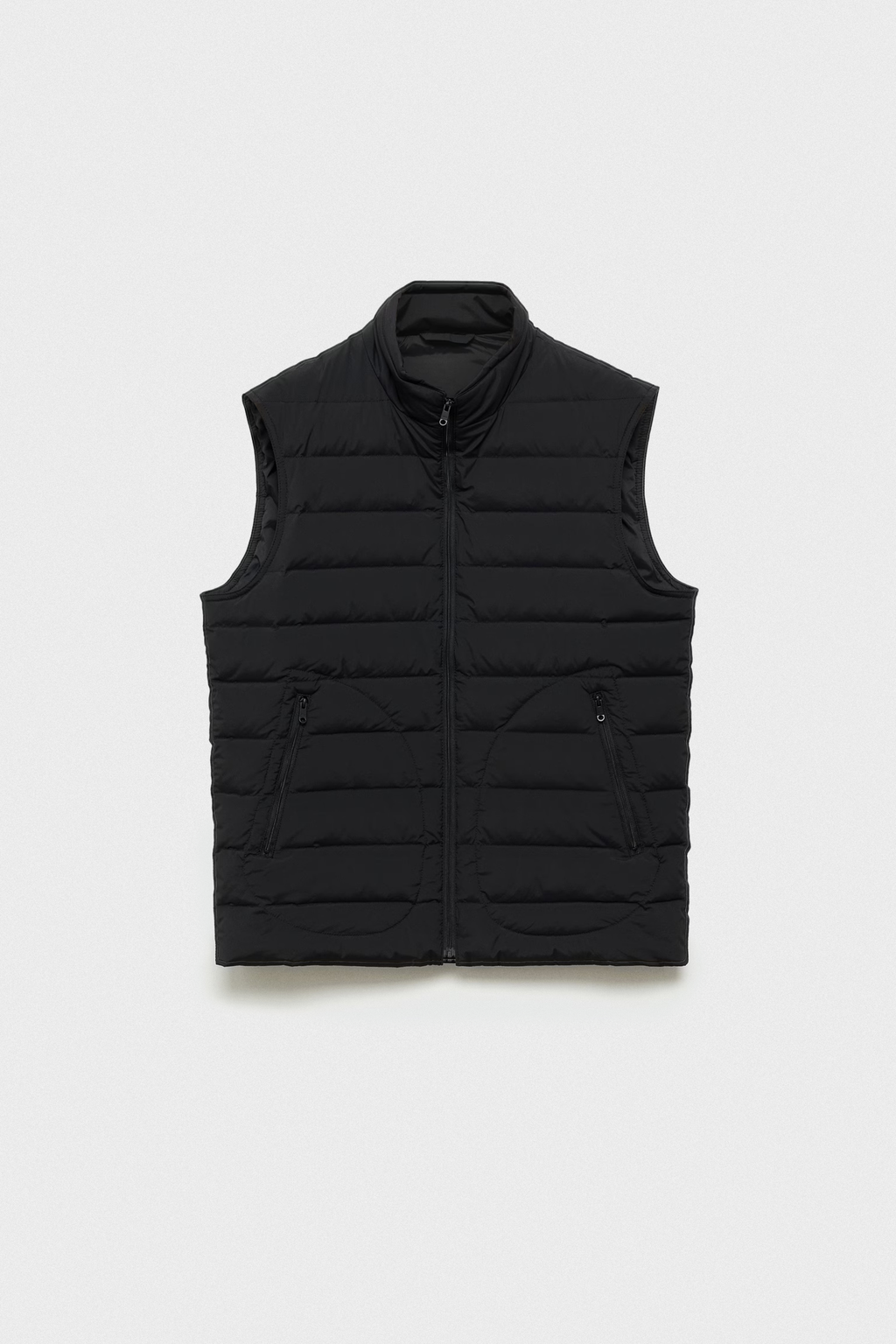 S&C Mens Puffer Vest - Black
