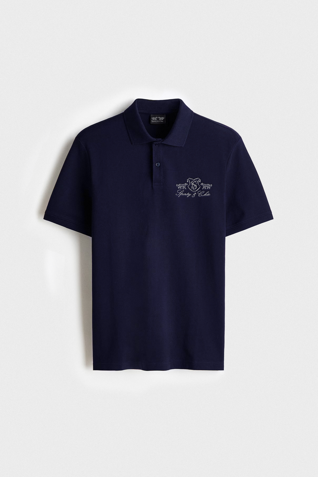 S&C Pique Cotton Polo - Navy