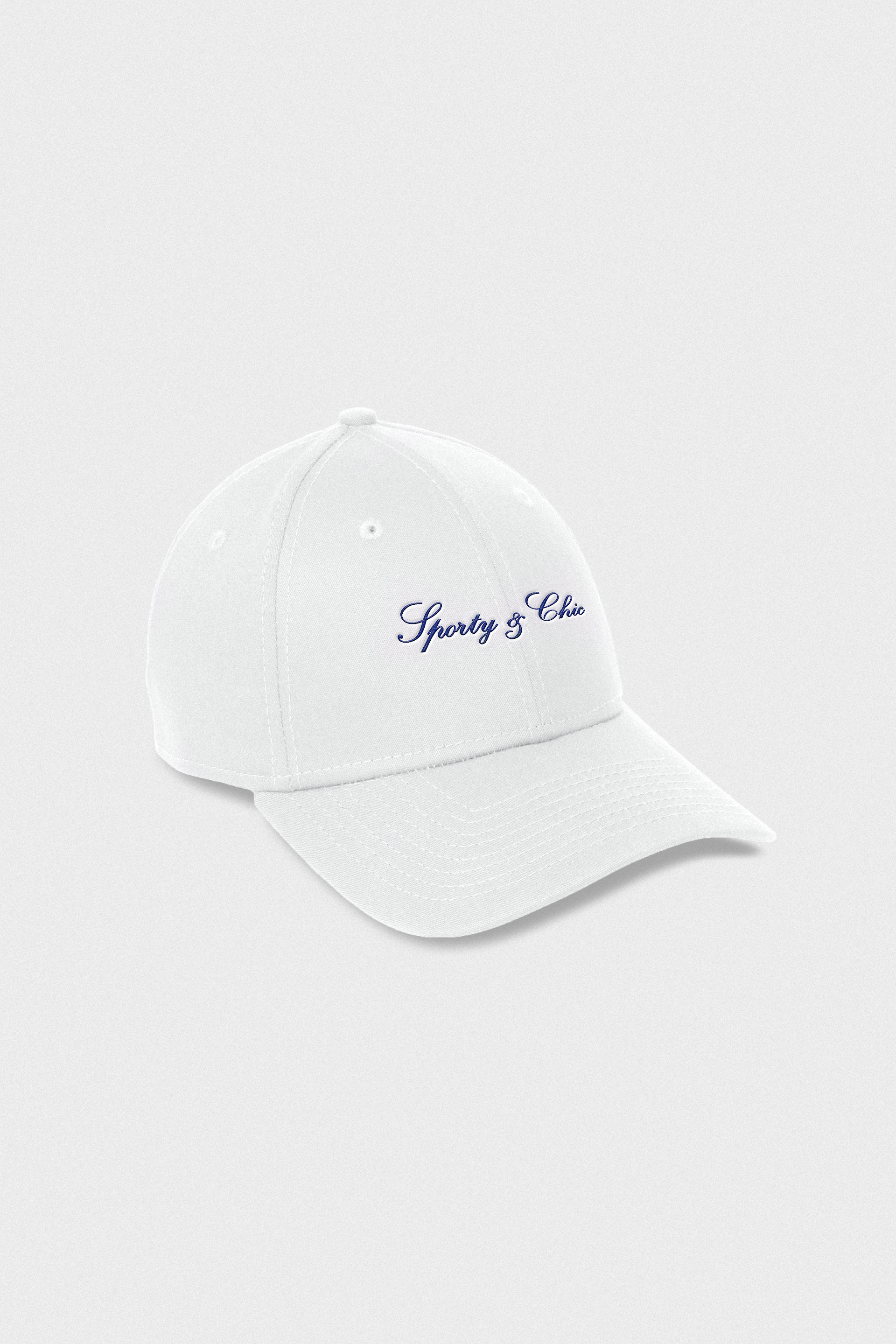 Signature Logo Cotton Hat - white