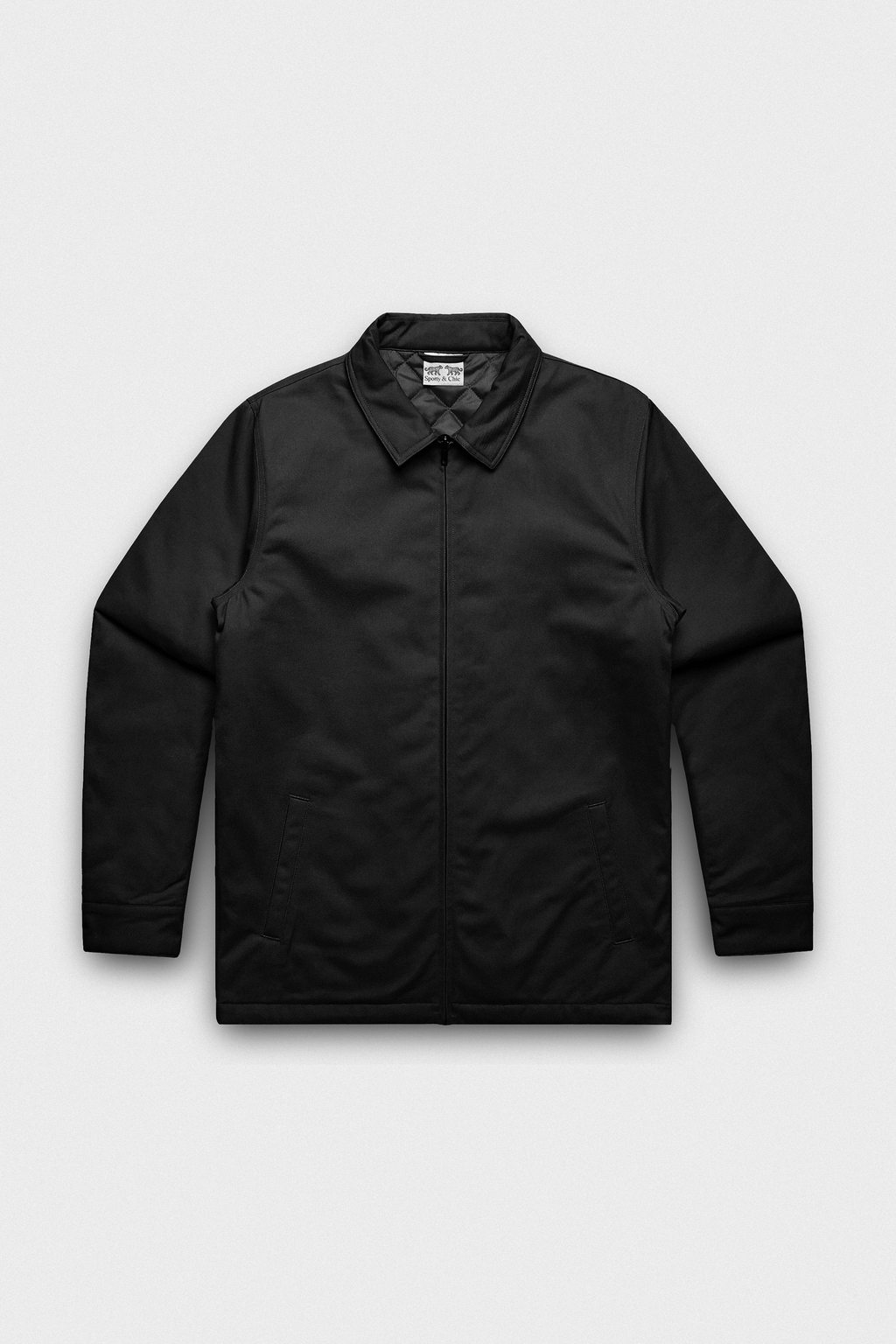 S&C Embroidered Logo jacket - Black