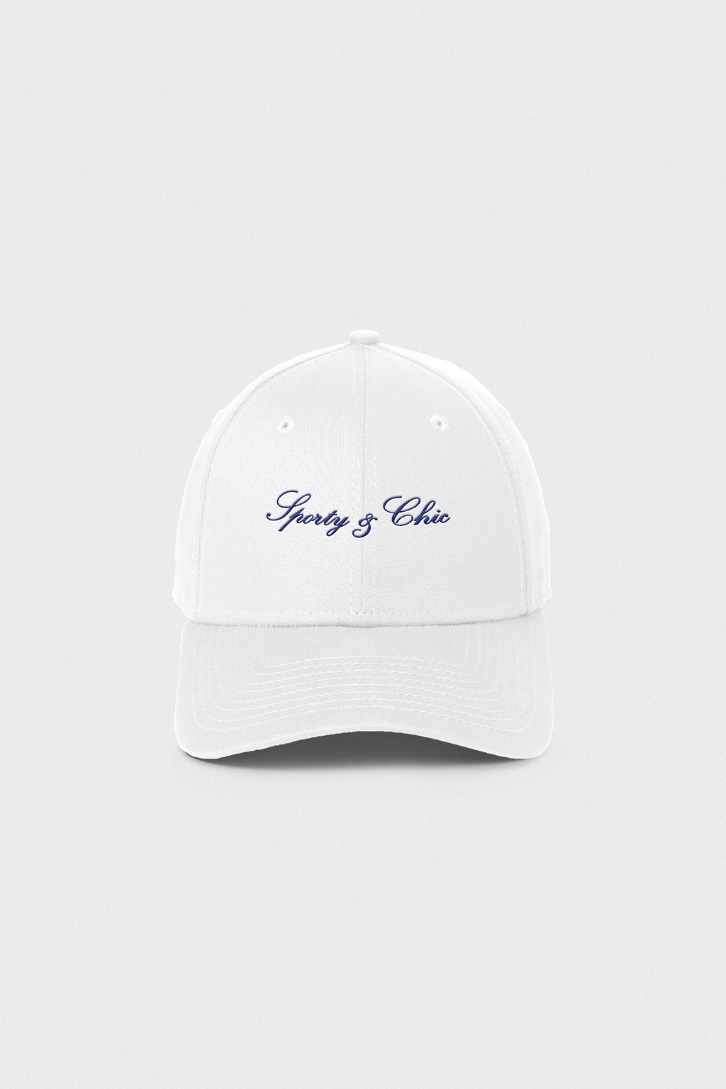 Signature Logo Cotton Hat - white