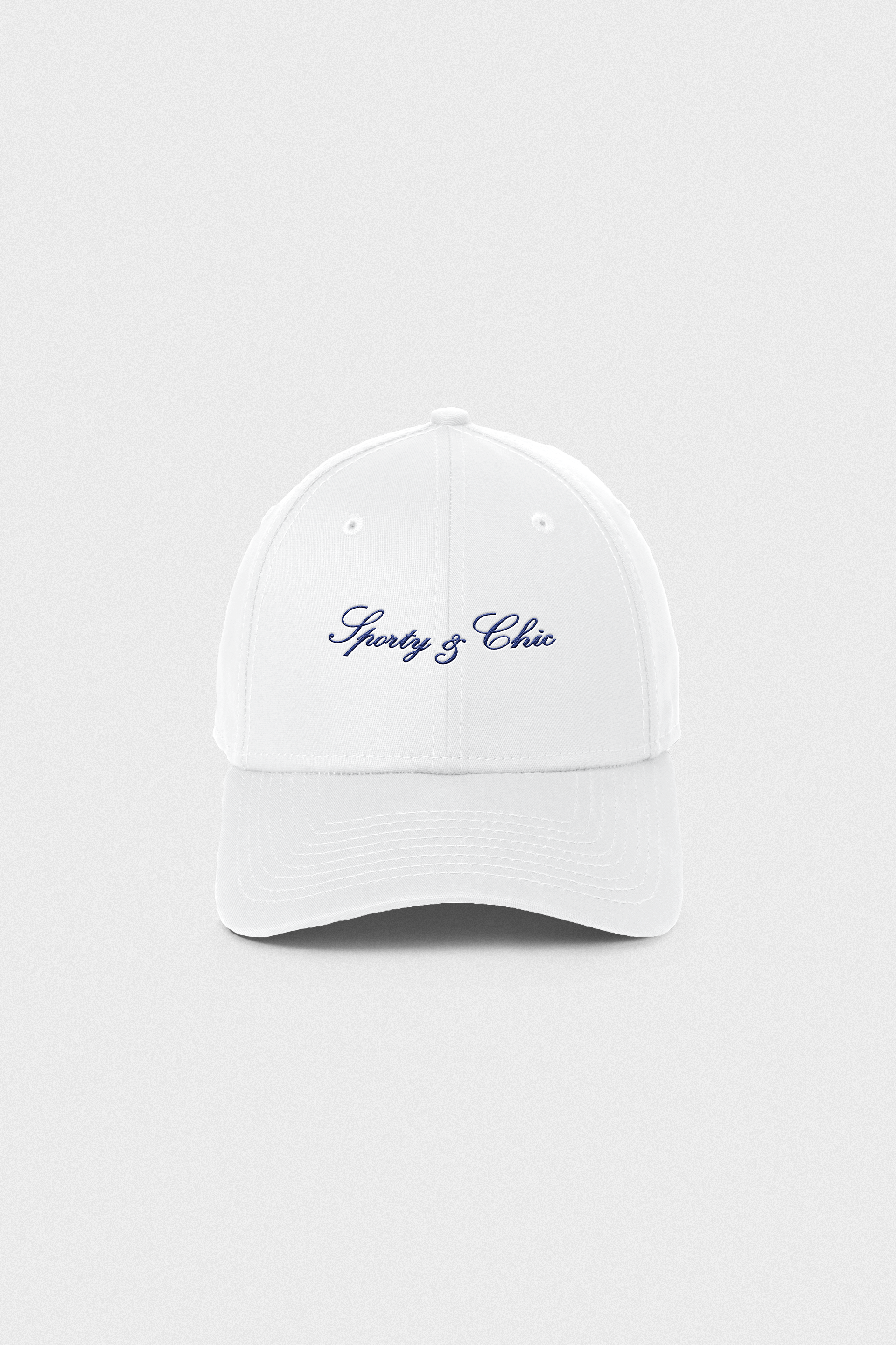 Signature Logo Cotton Hat - white