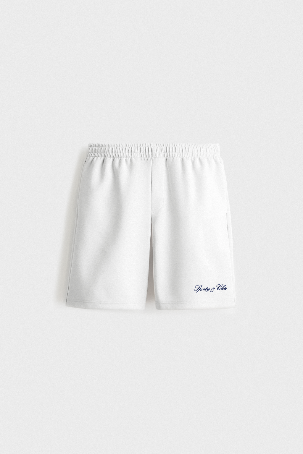 S&C 100% Cotton Mid-weight Short - White