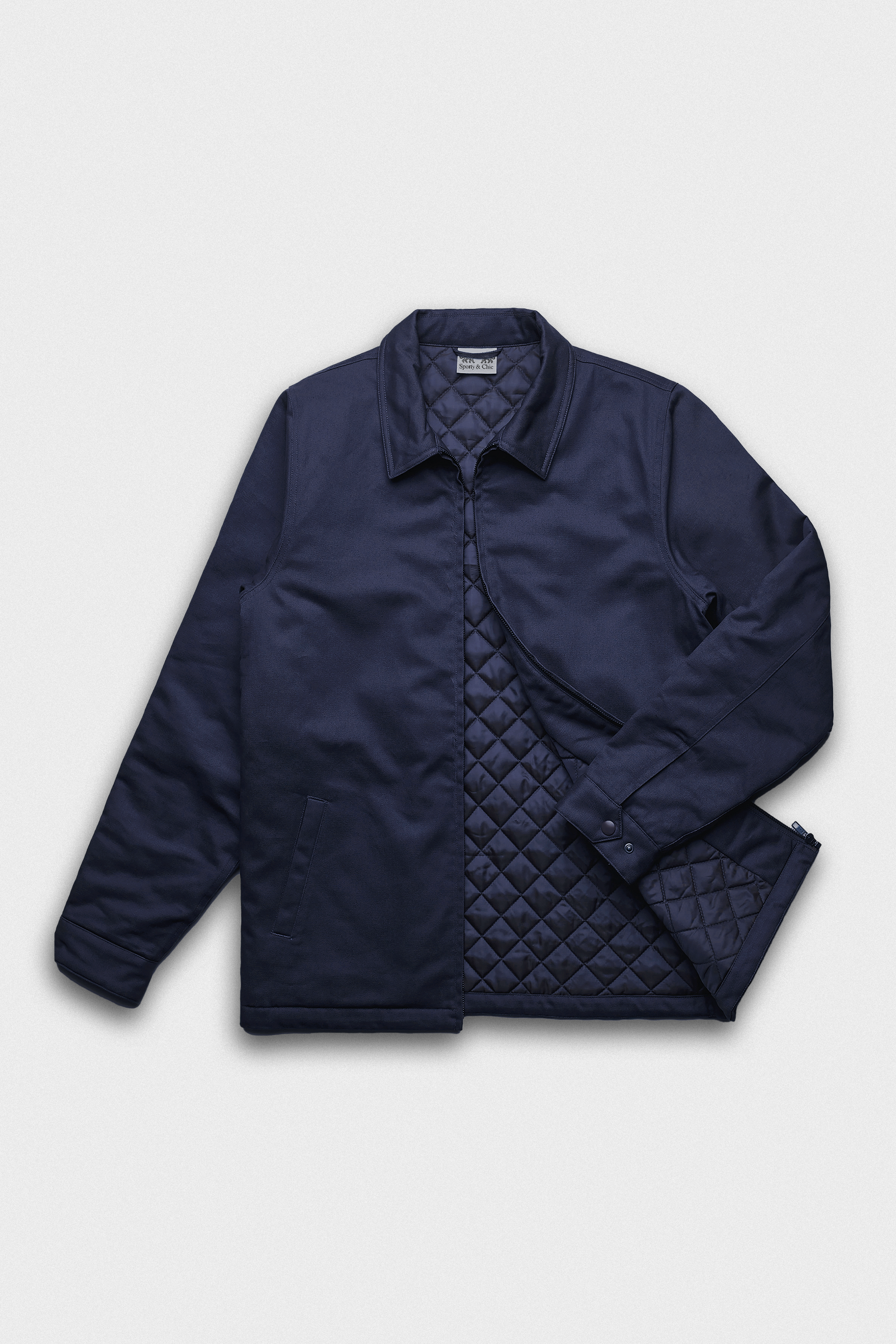 S&C Embroidered Logo jacket - Navy