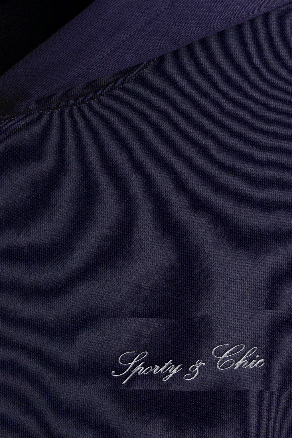 La Vita Lenta French Terry Hoodie - Navy