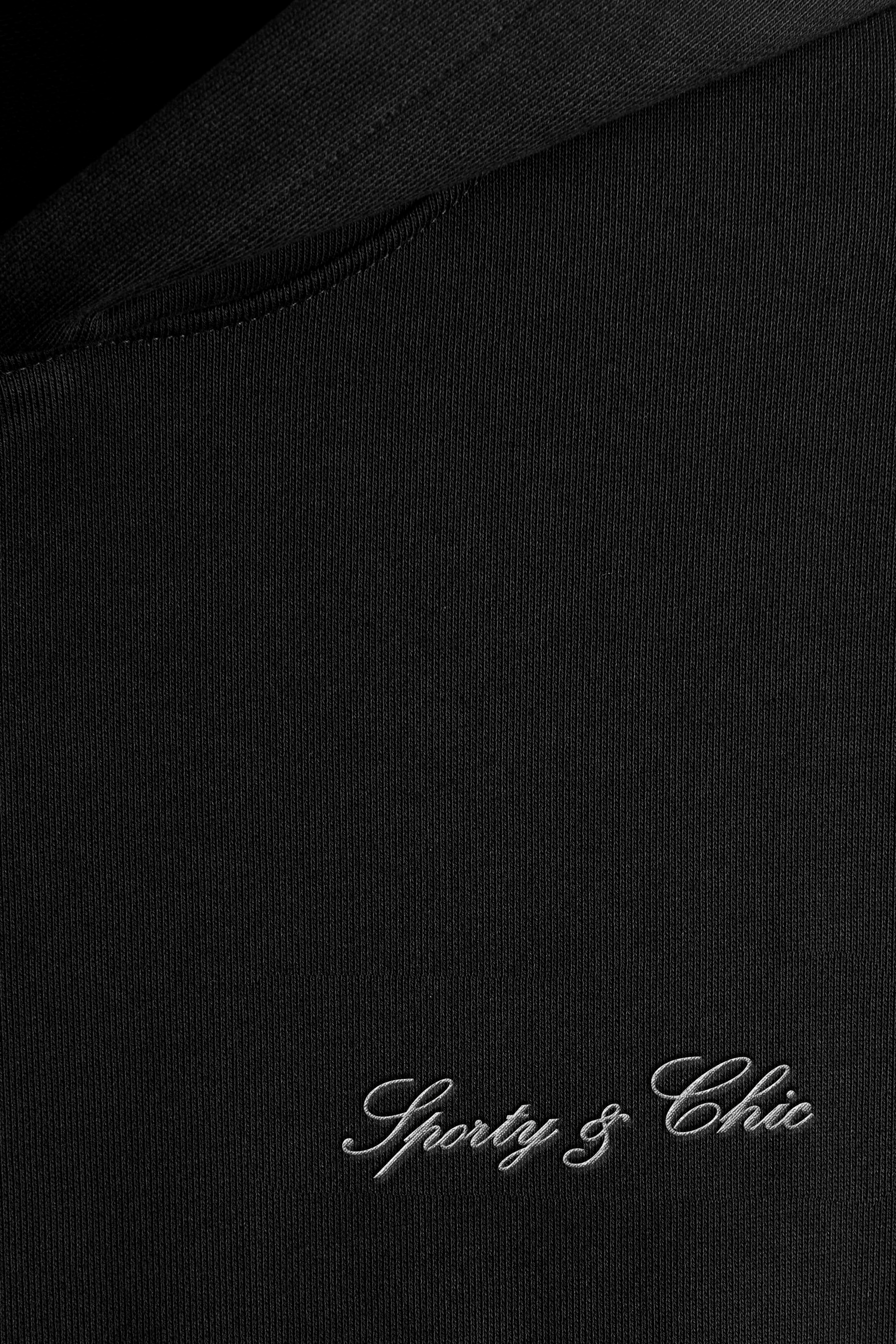 La Vita Lenta French Terry Hoodie - Black