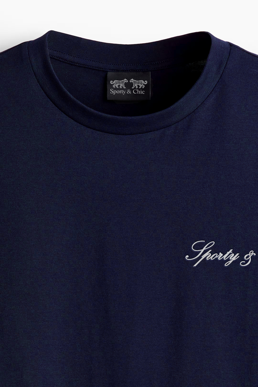 100% cotton medium weight T-shirt - Dark Navy
