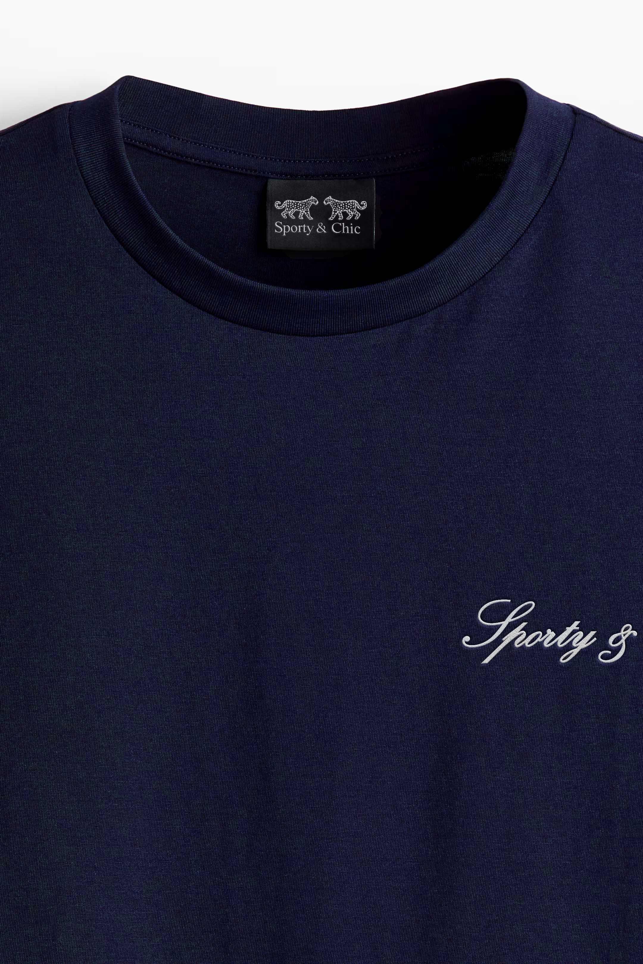 100% cotton medium weight T-shirt - Dark Navy