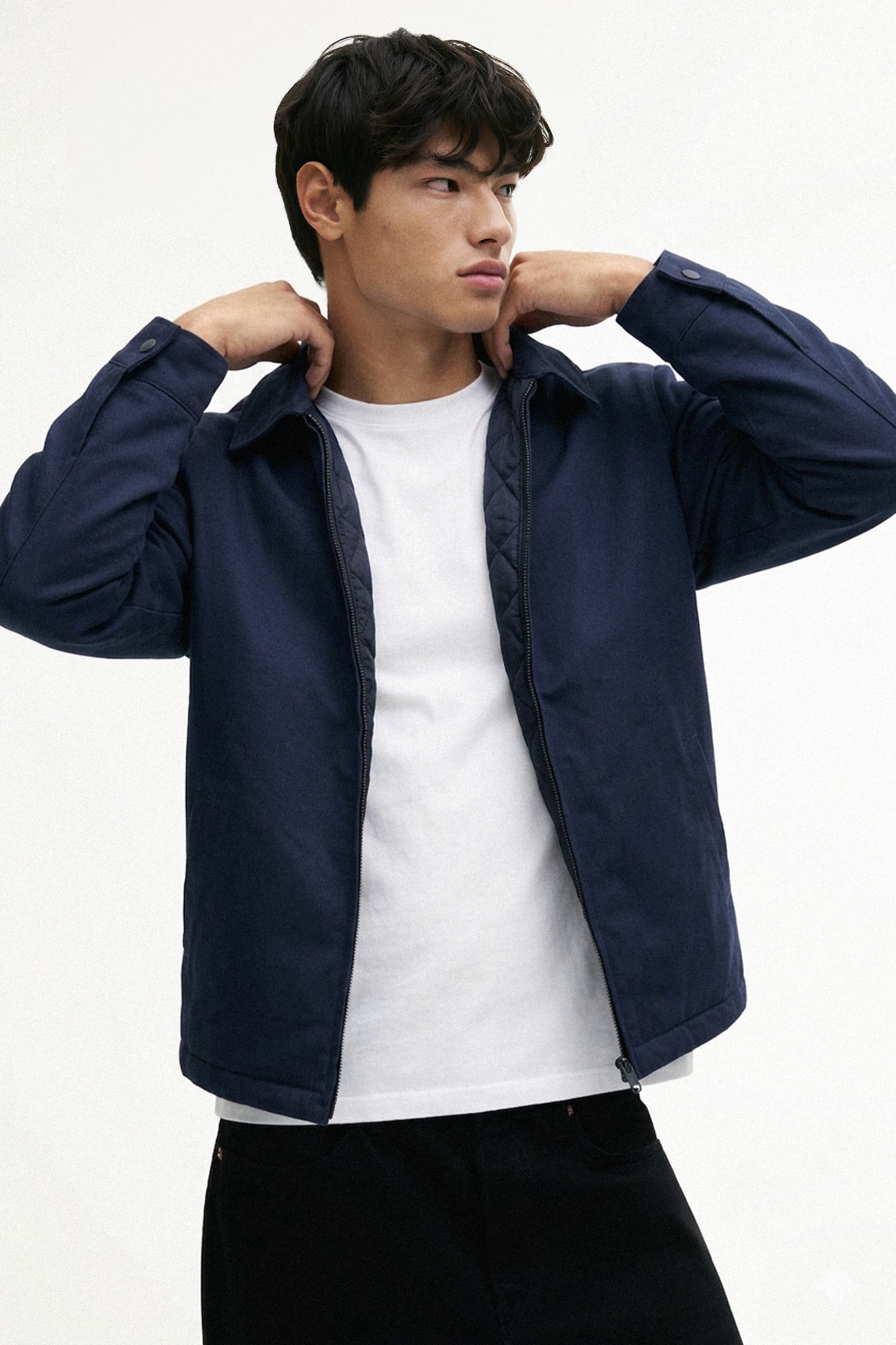 S&C Embroidered Logo jacket - Navy