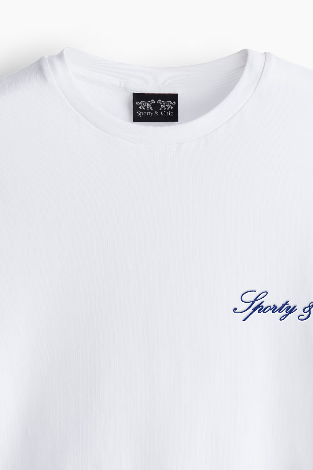100% cotton medium weight T-shirt - White