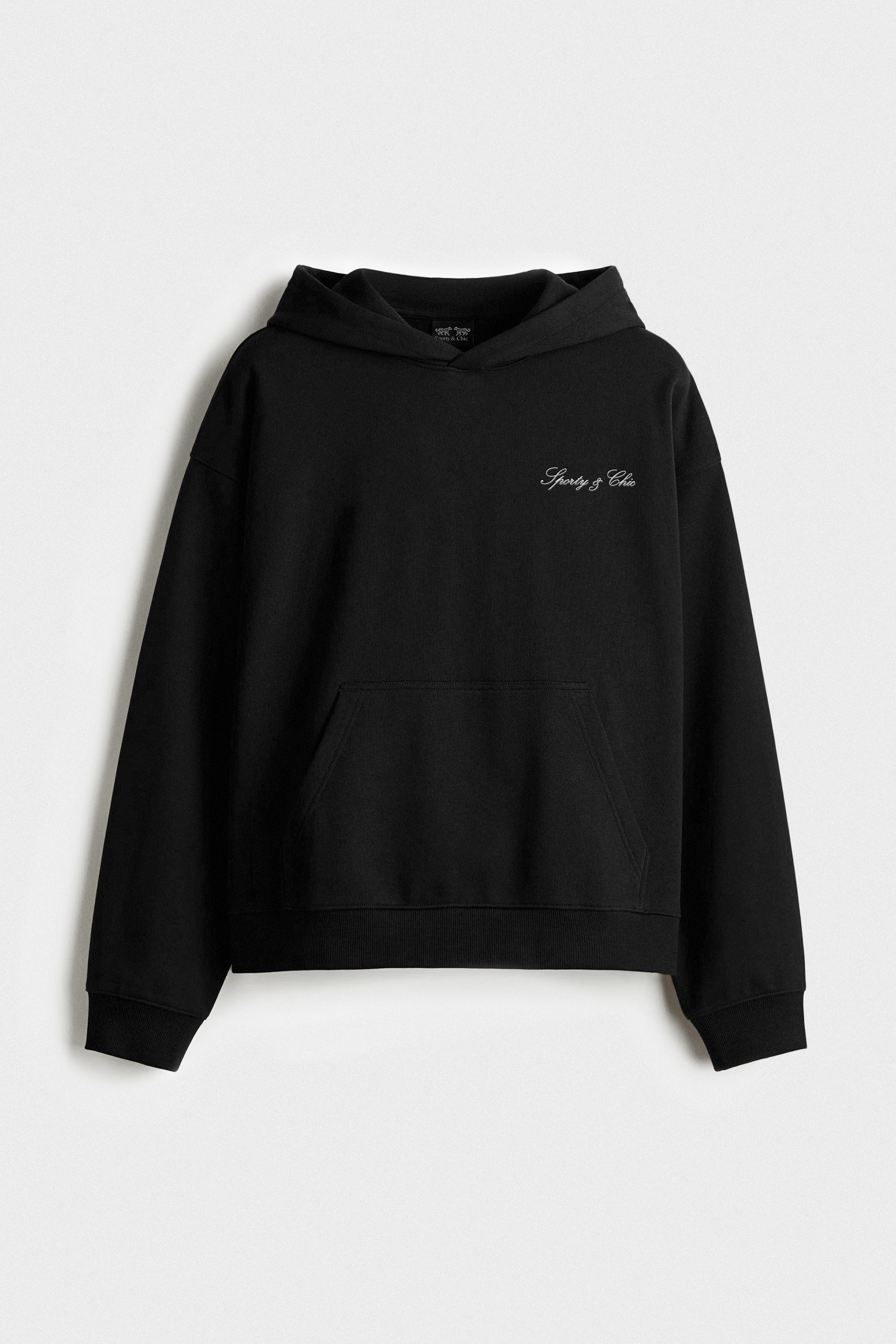 La Vita Lenta French Terry Hoodie - Black