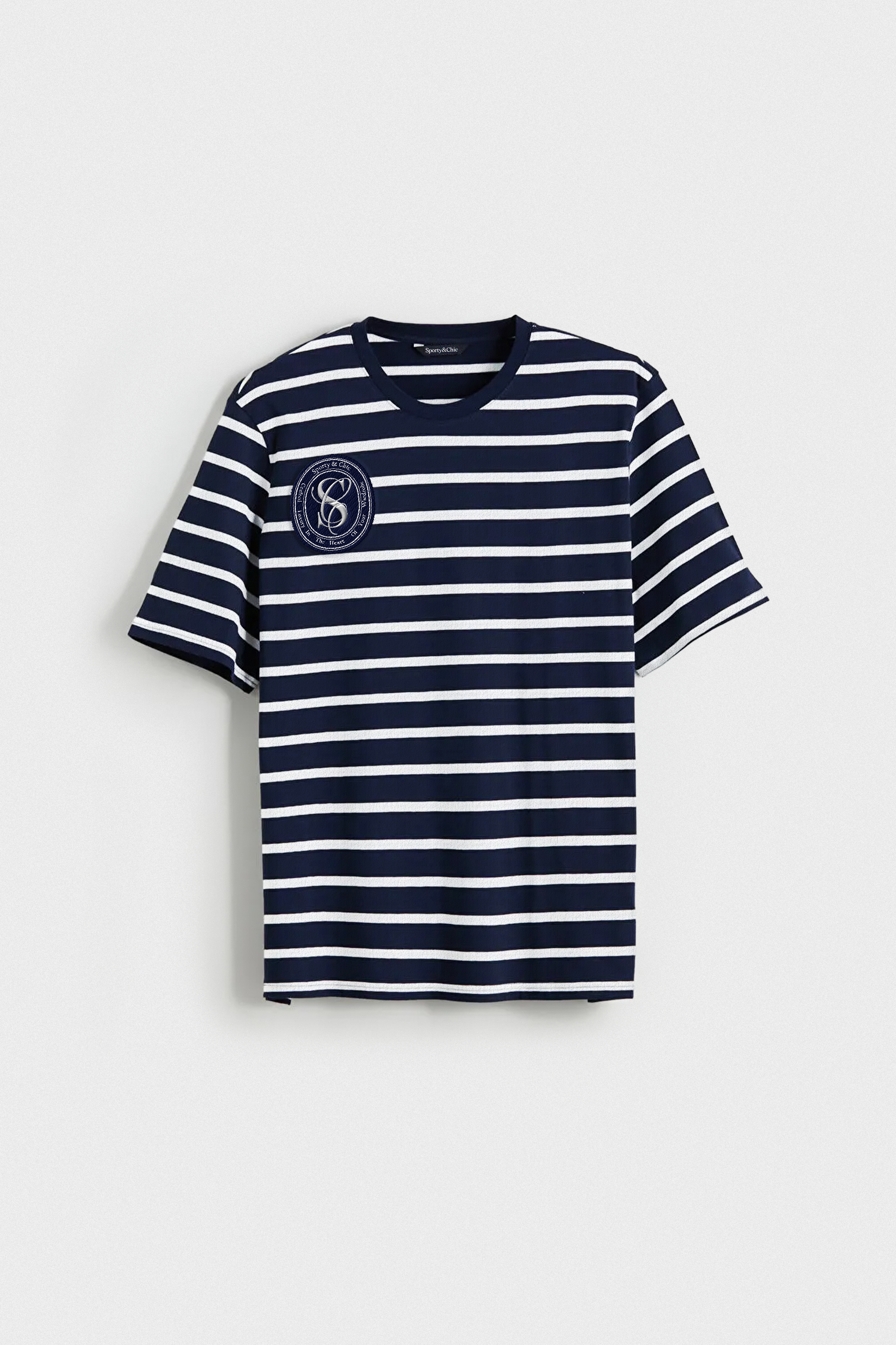 La Vita Lenta Navy Stripe Tee